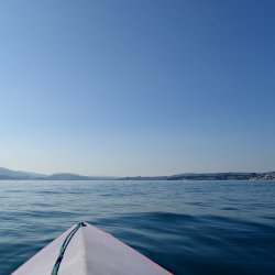 Horizont auf dem Wasser