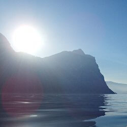 Viel Sonne und blauer Himmel