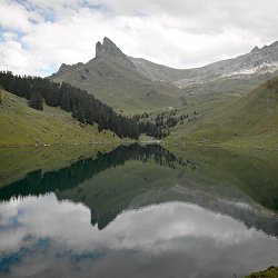 Bannalpsee und Berg