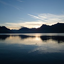 Sonnenaufgang am See