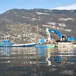 Nauen schiebt Baustelle über den See